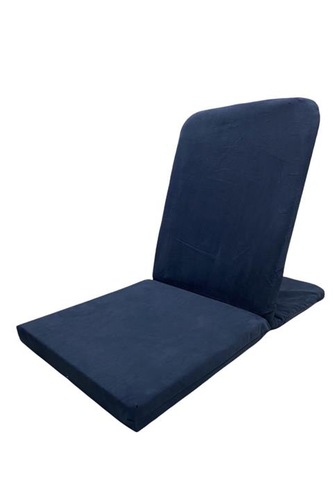 REMEGE Backjack Meditasyon Sandalyesi Sırt Destekli Yer Minderi Koyu Lacivert