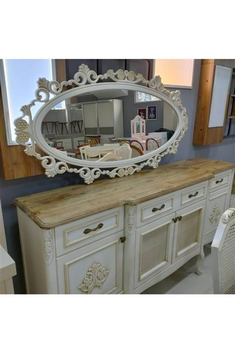 ALTAN HOME Konsol Ayna Tv Sehpası Masa Sandalye