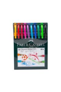 Faber Castell Iğne Uçlu Tükenmez Kalem Seti 10 Renk 0.7mm