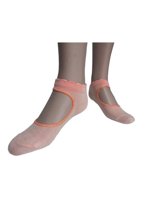 Dore 3 lü paket Üstü Açık Kaydırmaz Taban Silikonlu Kısa Yoga Ve Pilates Çorabı