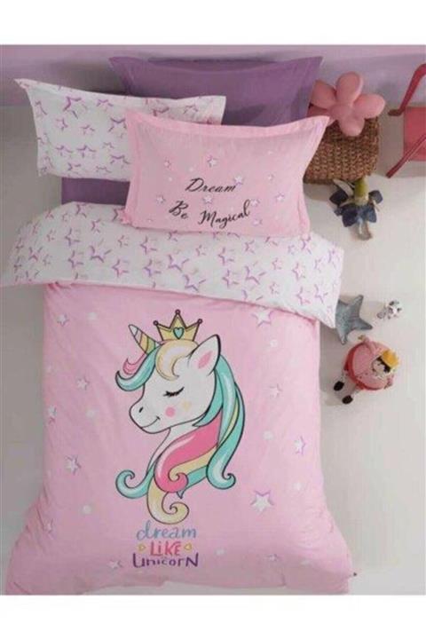 Soley Unicorn Tek Kişilik Dört Mevsim Set