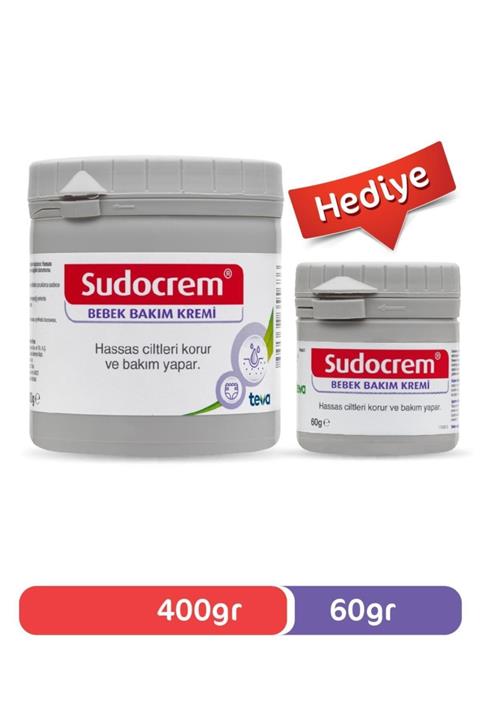 Sudocrem Pişik Kremi Ve Bebek Bakım Kremi 400 Gr + 60 Gr