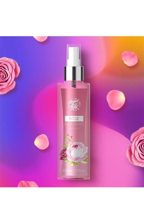 Happy Body Moisturizer Rose Body Splash Nemlendirici Gül Vücut Spreyi 150ml