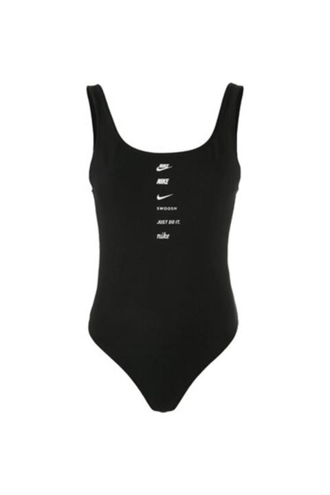 Nike Kadın Siyah Women's Sportswear Swoosh Bodysuit Cu5672 011