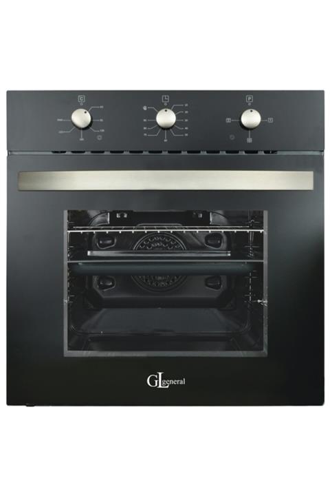 GL GENERAL 584002 Siyah Ankastre Fırın