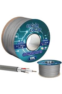 CABLEMASTER Kamera Kablosu 2+1 Cctv 0.50 100mt Erk Yerli