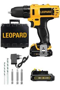 Leopard Pro 36v 5ah Li Metal Şanjumanlı Çift Akülü Şarjlı Vidalama Matkap Falçata