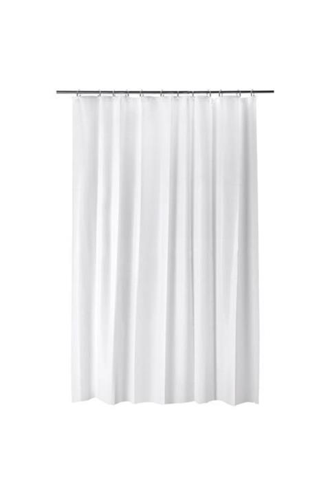 FNF Duş Perdesi 180x200 cm Beyaz Su Geçirmez