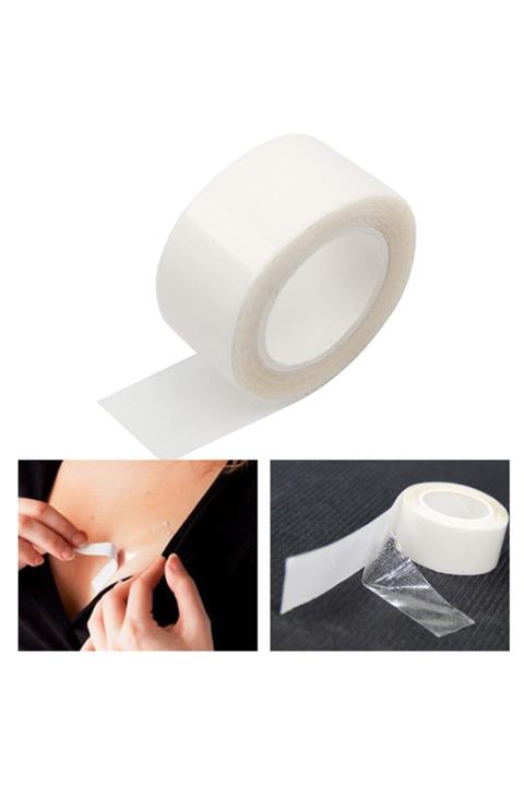 KorseShop 5 Metre Görünmez Çıkartma Push Up Göğüs Kalça Meme Dikleştirici Kaldırıcı Kaldırma Ped Bandı