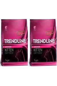 Trendline Kitten Tavuklu Yavru Kedi Maması 1 Kg 2 Adet