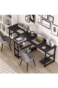 HomeOfis Bilgisayar Masası, Ekstra Uzun Iki Kişilik Masa 240 cm