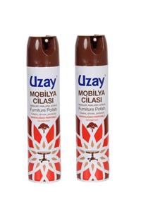 Uzay Mobilya Cilası Sprey 300 ml 2 Adet Temizlik Seti