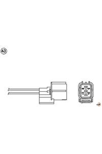 NGK Oza501-h4 Oksijen Sensörü 92036