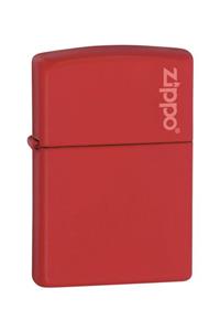 Zippo Çakmak Kırmızı Red Matte Logo 233zl-000052 Orijinal