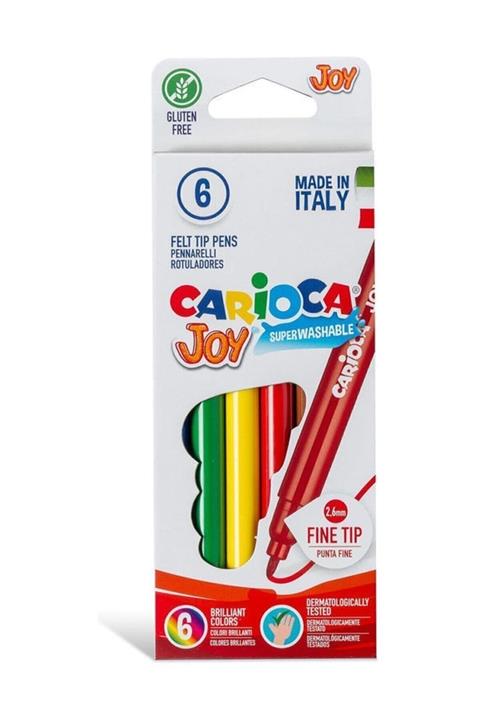 CARIOCA Yıkanabilir 6'lı Keçeli Boya Kalemi