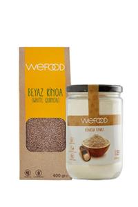 Wefood Organik Beyaz Kinoa Unu 2'li Set