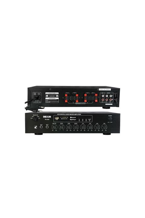 Dexun Pa-600 4*25 Watt 4 Volüm Kontrollü Trafosuz Anfi