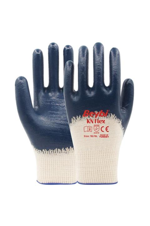 Beybi Kn Flex Pamuk Nitril Eldiven No:10 (12 Çift)