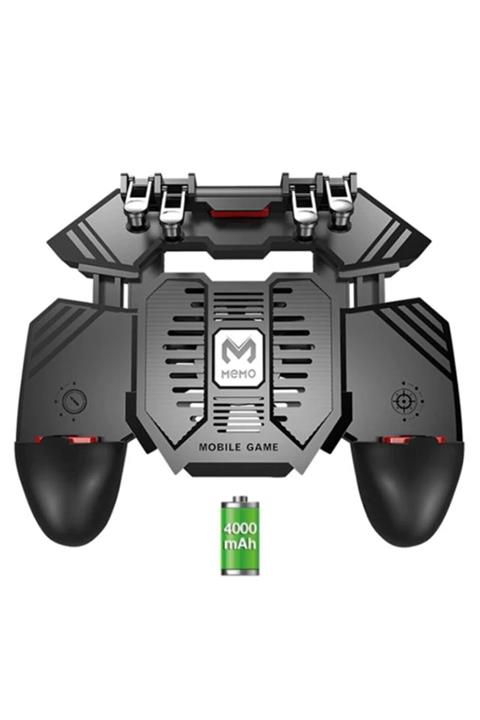 yakuppolt Memo Ak77 4000 Mah Gaming Fanlı Dört Tetik Mobil Oyun Aparatı - Pubg Csgo Rog