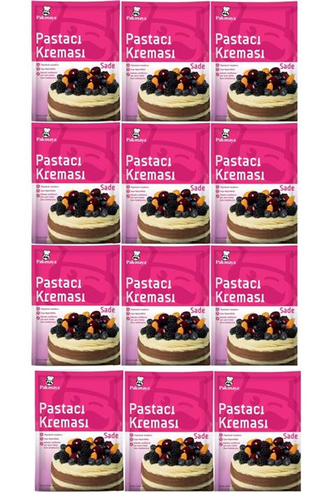 Pakmaya Pastacı Kreması 147 gr x 12 Adet