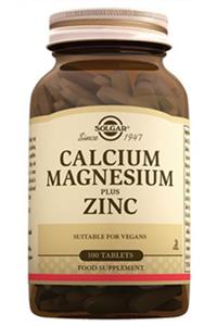 Solgar Kalsiyum Magnezyum Plus Zinc 100 Tablet