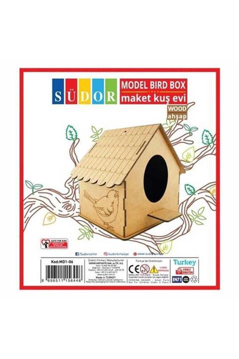 Südor :Ahşap Maket Kuş Evi Md1-06