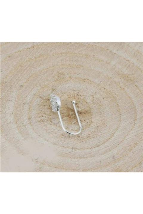 TakıConcept 925 Ayar Gümüş Sıkıştırma Fake Halka Hızma, Piercing