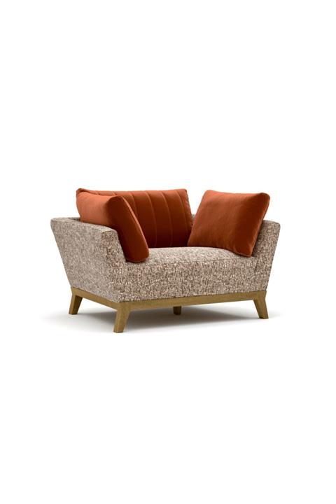 BEKALIVING Palermo Meşe Modern Minimal Iskandinav Loveseat