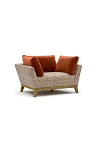 BEKALIVING Palermo Meşe Modern Minimal Iskandinav Loveseat