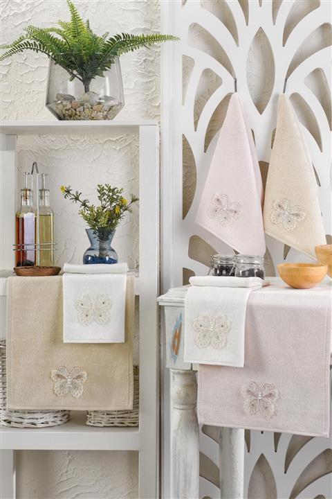 Rebeka 6'lı Mutfak Havlusu 30x50