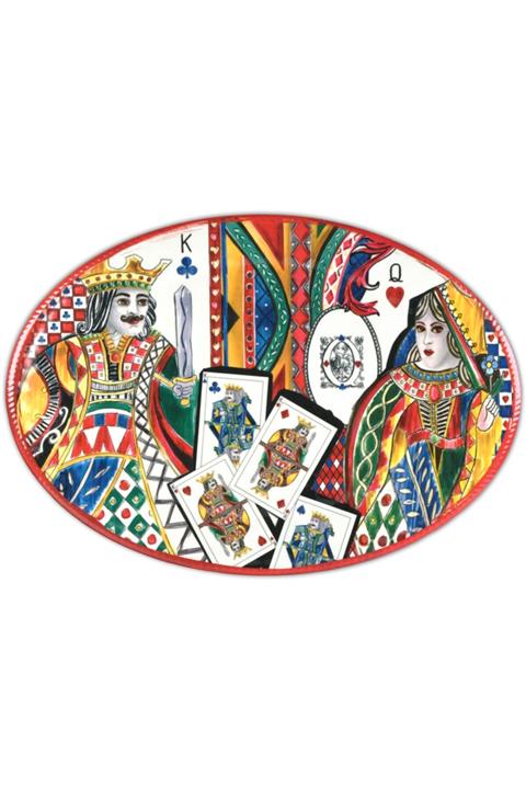 Baci Milano Regına Oval Servis Tabağı 50*35 Cm