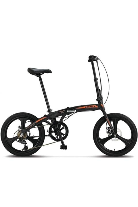 Mosso Ümit 2037 Foldıng-2d Katlanır Bisiklet 20 Jant 6 Vites Siyah Turuncu