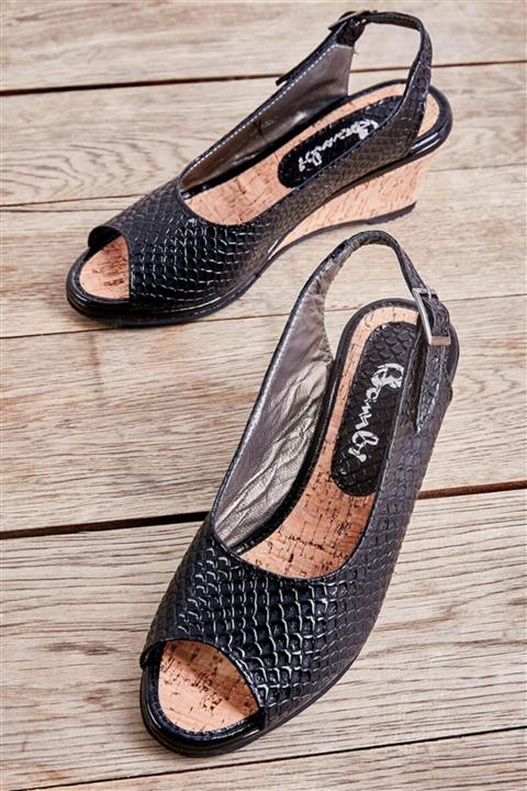 Bambi Siyah Kadın Espadril L05820405