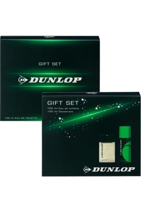 DUNLOP Klasik Yeşil 100ml Edt ve 150ml Deo Erkek Parfüm Seti  8690587202304