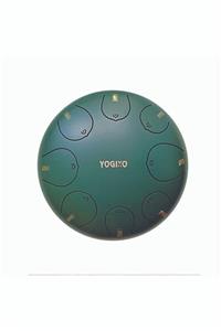 YOGİXO 12 Inç 8 Notalı Tongue Drum Aquadrum Perküsyon Davulu Petrol Yeşili Renk