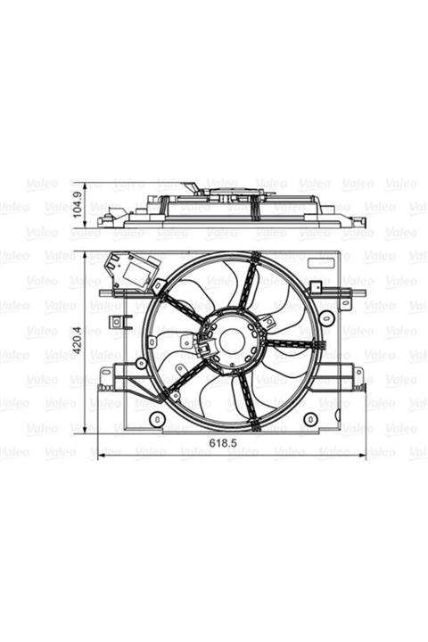 ÖZGÜÇYEDEK Fan Motoru Komple Davlumbazlı Duster