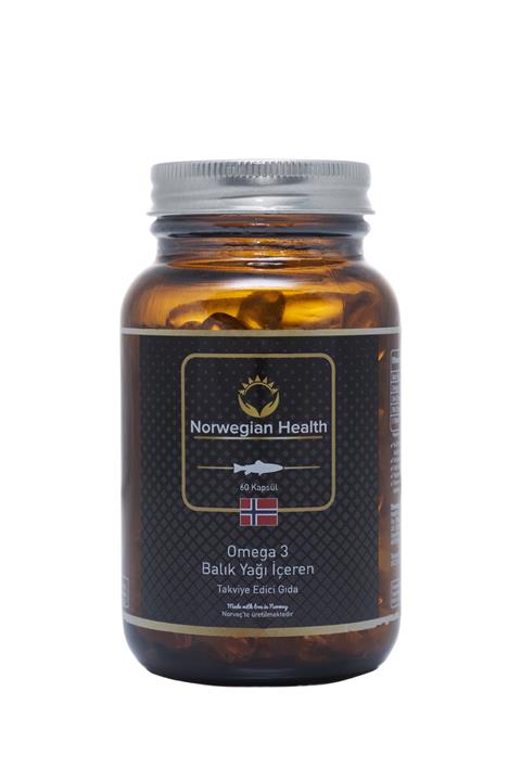 Norwegian Health Omega 3 Balık Yağı 60 Kapsül