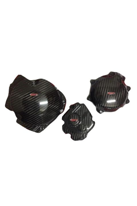 GP KOMPOZİT Kawasaki Zx-10r 2010-2015 Uyumlu Motor Koruma Kapakları Karbon Fiber