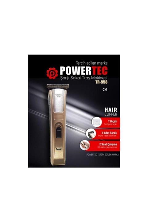Powertec Tr558 558 Şarjlı Sakal Traş Makinesi