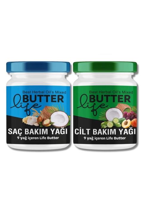 Life Butter Saç Bakım Yağı 190ml & Cilt Bakım Yağı 190ml - Saç Ve Cilt Bakım Fırsat Paketi