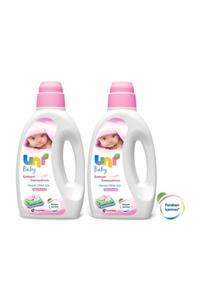 Uni Baby Çamaşır Yumuşatıcı 1800Ml 2 Li Set Hassas Ciltler İçin (Pembe)