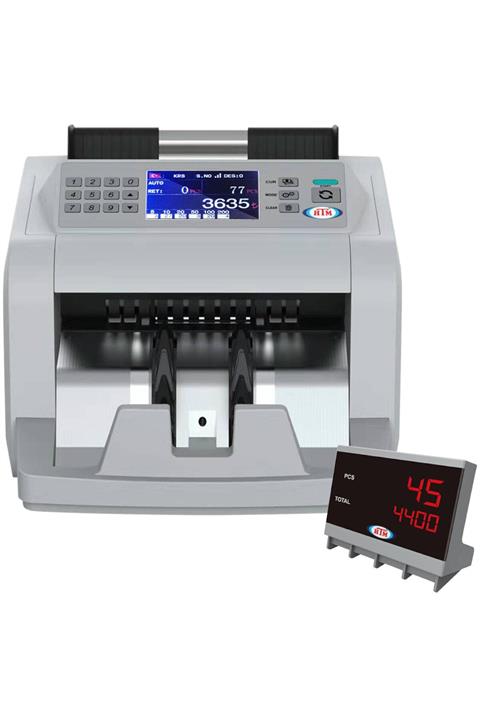 HTM Mühlen Full Mix Tl Euro Gbp Usd Karışık Para Sayma Makinesi Sahte Yakalama Özelliği Var