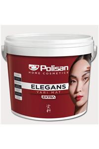 Polisan Elegans Yalın Beyaz  Extra Yarı Mat Antibakteriyel Ci-6381 2.5 lt