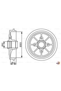 Bosch Fren Kampanası 203 - 81 Mm 0986477126