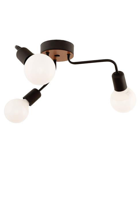 Begüsa Ahtapot 3.lü Modern Siyah Avize