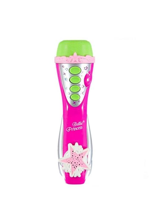 Sunman Kız Çocuk Pembe Karaoke Star Mikrofon