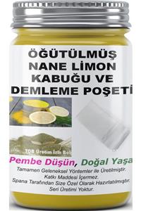 SPANA Öğütülmüş Nane Limon Kabuğu Ve Demleme Poşeti Ev Yapımı Katkısız 125gr