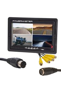 Powermaster Pm-16804 7 Inç Ekranı Dörde Bölünebilen Quad Dijital Monitör