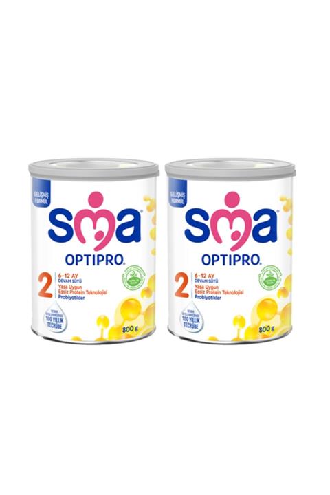 SMA 2 Optipro Probiyotik Devam Sütü 800 Gr X 2 Adet