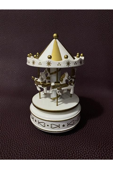 Hediye Paketim Kurmalı Müzikli Beyaz Atlı Karınca